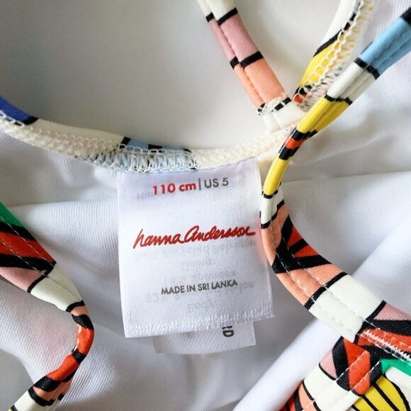 NEW Hanna Andersson Girl 2-Piece Tankini Swimsuit 5T 5 years 110 cm - Picture 5 of 7